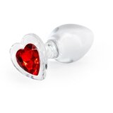New Sensations Novelties Analni Čep Crystal Desires Red Heart Medium | Shoptok.si