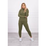 Kesi Two-piece khaki set of alpaca sweaters | shoptok.hr
