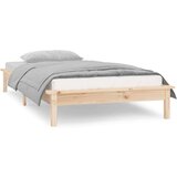  Okvir kreveta 75 x 190 cm za jednu osobu od masivnog drva | shoptok.hr