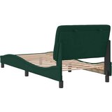  Okvir za krevet bez madraca tamnozeleni 90x190 cm baršunasti | shoptok.hr