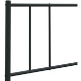  Metalno uzglavlje crno 107 cm | shoptok.hr