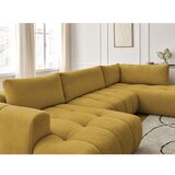 Bobochic Paris Senf žuta sklopiva/s prostorom za odlaganje kutna garnitura (s desnim kutom/u obliku slova "U") Fuji – | shoptok.hr