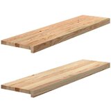 vidaXL Prozorske klupice 2 kom 100x30x2 cm netretirane masivne hrast | shoptok.hr