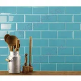 metro biselado azul turquesa bx 10x20