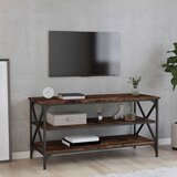 TV ormarić boja dimljenog hrasta 100x40x50 cm konstruirano drvo | shoptok.hr