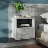  Zidni noćni ormarići 2 kom boja sivog hrasta sonome | shoptok.hr