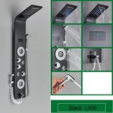 SAFLIHCAR LED tuš panel, sodoben dizajn, SPA masažni curki, pameten prikaz temperature, črna 8006, (5000159322) | Shoptok.si