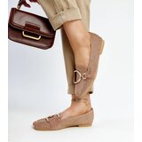 Gemre Brown Shiny Mebrat Loafers | Shoptok.si