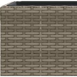  Vrtne sadilice 2 kom siva 30 x 30 x 60 cm od poliratana | shoptok.hr