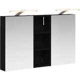  Komplet omaric za kopalnico z LED lučmi 3 pcs 80 x 10,5 x 50 cm, (5000245865) | Shoptok.si