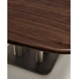 Kave Home Blagovaonski stol u dekoru oraha 121x121 cm Melvar – | shoptok.hr