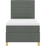  s opruga kutije Tamno siva 80 x 200 cm tkanina | shoptok.hr