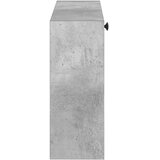  Ormar za cipele na zidu ALKMAAR 71 x 17 x 43 cm Betonska siva - Betonska siva | shoptok.hr