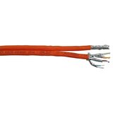  Omrežna napeljava CAT7 DUPLEX 2x4x2AWG23 (Dolžina: 25 m, Oranžna, Do 10 Gbit/s) | Shoptok.si