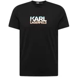Karl Lagerfeld Majica neonsko plava / narančasta / crna / bijela