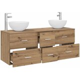  Set ormarića za kupaonicu 3 kom. Hrast artisan Smeđa 49,5 x 41 x 64,5 cm | Shoptok.si