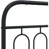 Metalno zamjensko uzglavlje crno 100 cm | shoptok.hr