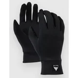 Touchscreen Liner Rokavice true black