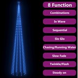  Stožasto božićno drvce sa 752 plave LED žarulje 160 x 500 cm | shoptok.hr