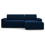 Micadoni Tamno plava sklopiva kutna garnitura od bouclé tkanine (s desnim kutom) Jodie – Home | shoptok.hr
