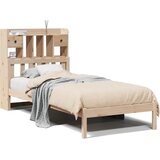  Krevet s regalom za knjige bez madraca 75x190 cm borovina | shoptok.hr