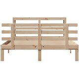  Okvir za krevet s uzglavljem 150 x 200 cm borovina | shoptok.hr