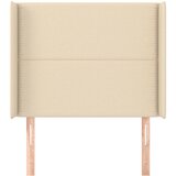  Uzglavlje s ušima krem 93x16x118/128 cm od tkanine | shoptok.hr