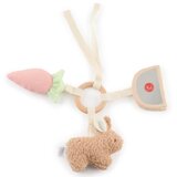 bieco Activity Toy Bunny Fine viseća igračka kontrastnih boja 1 kom | shoptok.hr