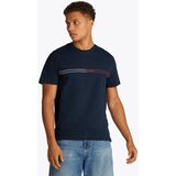 Tommy Jeans Majica mornarska / rdeča / bela | Shoptok.si