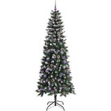 vidaXL Umestno božično drevo med 300 LED Zelena 96 x 96 x 240 cm | Shoptok.si