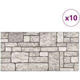 vidaXL 3D stenski paneli sive opeke 11 kosov EPS | Shoptok.si