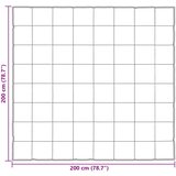  Zimska pokrivača Crna 200 x 200 cm Saten i mikrovlakna | shoptok.hr