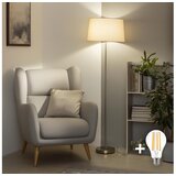  Brilagi - LED stojeća lampa CERIA 1xE27/40W/230V, prečnik 45 cm, bež/mat hrom | Eponuda.com