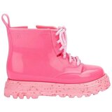 Melissa Škornji MINI Coturno Baby Boots - Glitter Pink Rožnata Cene