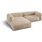 Micadoni Bež/krem kutna garnitura od bouclé tkanine (s lijevim kutom) Martina – Home | shoptok.hr