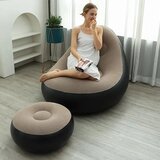Lazy Bag vodootporna fotelja za plažu, kamp i letovanje SIVA Cene