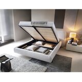 ELTAP Bež tapecirani bračni krevet s prostorom za odlaganje s podnicom 160x200 cm Pointt – | shoptok.hr