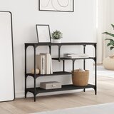  Konzolni stol crni 100 x 30 x 75 cm od konstruiranog drva | Eponuda.ba