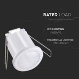 Ugradni pir senzor pokreta 360° 400W/230V, beo | Eponuda.com