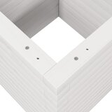  Vrtna sadilica bijela 40x40x46 cm od masivne borovine | shoptok.hr