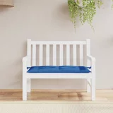 Jastuk za vrtnu klupu plavi 110 x 50 x 7 cm od tkanine Oxford