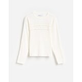 Reserved Rebrasta majica kratkih rukava - krem | shoptok.hr