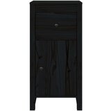  Komoda črna 40x35x80 cm trdna borovina, (20654738) | Shoptok.si