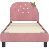  za djecu s uzglavljem Ružičasta 80 x 160 cm Baršun | shoptok.hr