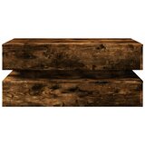  Stolić za kavu s LED svjetlima boja hrasta 90 x 50 x 40 cm | shoptok.hr