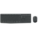 Logitech Tastatura MK235, Wireless, Combo, US, Miš, Crno-Siva | ePonuda.com