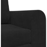 vidaXL sofa na podu krevet 2-u-1 Crna 148x71x83 cm Velur | shoptok.hr