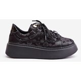 Maciejka Leather Sports Shoes On Platform | Shoptok.si