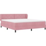  Box Spring postelja z vzmetnico Roza 180x200 cm Žamet, (22051200) | Shoptok.si
