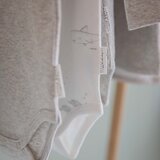 Little dutch otroški bodi s kratkimi rokavi rib blue | shoptok.hr